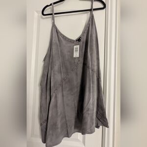 Torrid Gray Sleeveless Top with Stud Details